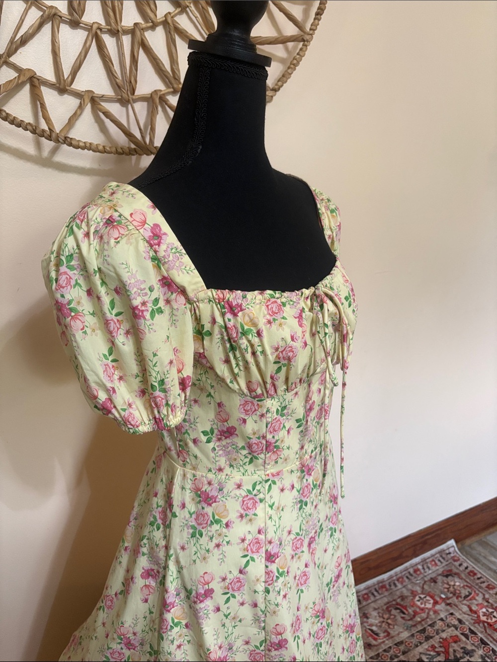 Floral milkmaid dress